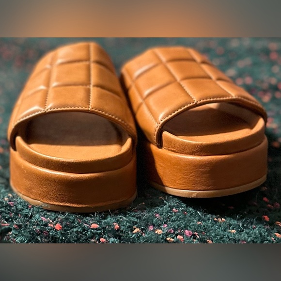 ‼️RARE‼️🎸Silent D🎸🔥NWOT🔥Porta Slide Sandals in Cedar— 38 (7-7.5 in US) - Picture 12 of 16